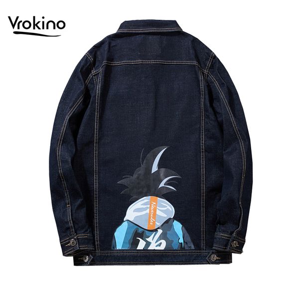vrokino brand autumn and winter 2019 new men's cotton denim jacket fashion print design street large size jacket 4 styles, Black;brown
vrokino brand autumn and winter 2019 new men's cotton denim jacket fashion print design street large size jacket 4 styles, Black;brown