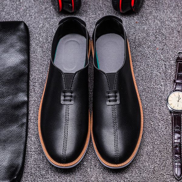 special offer processing trendy shoes men korean-style casual shoes soft bottom men's versatile slip-on loafers men's, Black
special offer processing trendy shoes men korean-style casual shoes soft bottom men's versatile slip-on loafers men's, Black