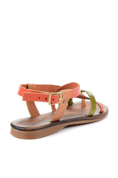 bambi genuine leather tan women 's sandals h06851622, Black
