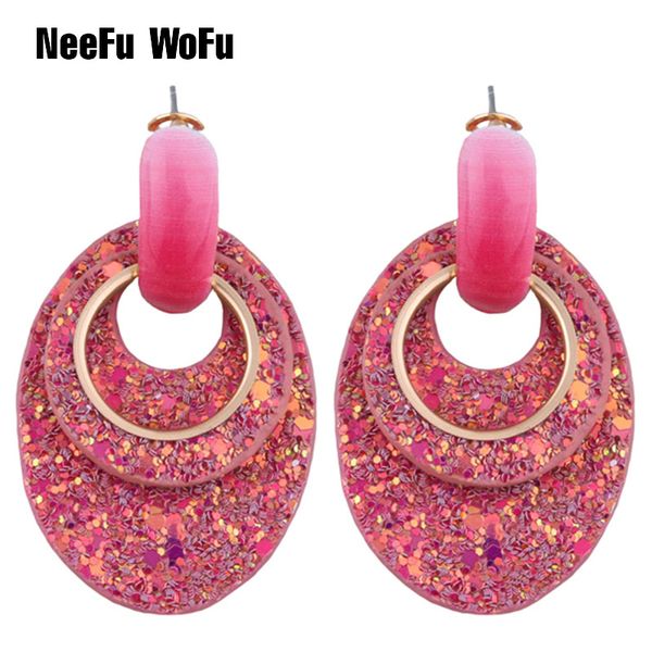 neefu wofu flash leather earrings oval big earring ring for woman zinc alloy earring ring large long brincos oorbellen leopard, Golden
neefu wofu flash leather earrings oval big earring ring for woman zinc alloy earring ring large long brincos oorbellen leopard, Golden