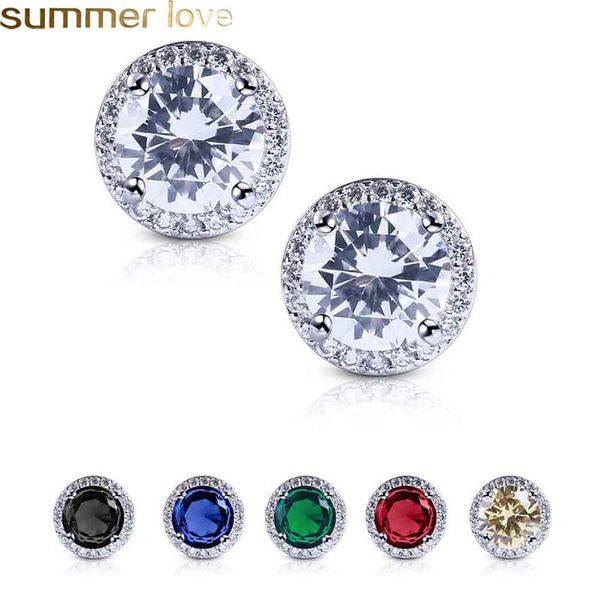 fashion elegant cubic zirconia stud earrings 11mm round 6 colors rhinestone zircon earrings for women & girls hypoallergenic wedding jewelry, Golden;silver
fashion elegant cubic zirconia stud earrings 11mm round 6 colors rhinestone zircon earrings for women & girls hypoallergenic wedding jewelry, Golden;silver