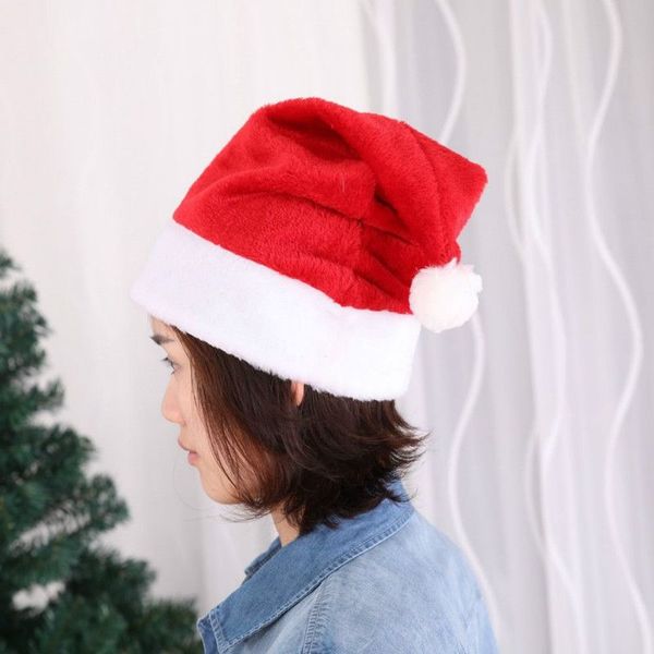 new red velvet christmas hat caps santa claus xmas gift plush cap new year cap merry christmas decoration ing, Blue;gray
new red velvet christmas hat caps santa claus xmas gift plush cap new year cap merry christmas decoration ing, Blue;gray