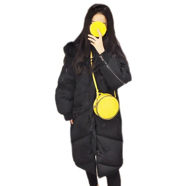 сыпучие parka женщин 2018 новый зимний меховой воротник с капюшоном вниз куртки толстая зимняя куртка женщины верхняя одежда теплая утка вни, Black
сыпучие parka женщин 2018 новый зимний меховой воротник с капюшоном вниз куртки толстая зимняя куртка женщины верхняя одежда теплая утка вни, Black