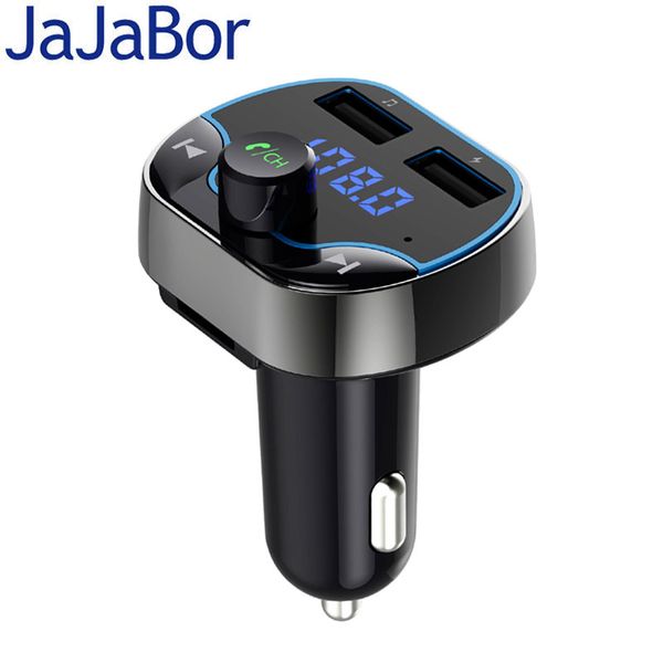 jajabor bluetooth car kit handscar mp3 player fm transmitter 3.1a quick charge charger support tf card u disk playback
jajabor bluetooth car kit handscar mp3 player fm transmitter 3.1a quick charge charger support tf card u disk playback
