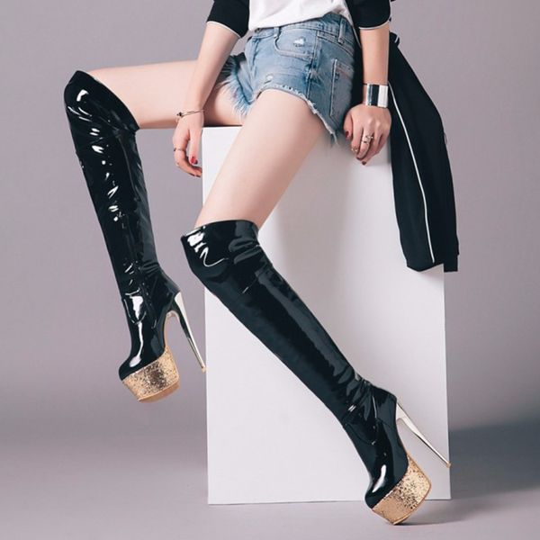 doratasia 2018 dropship plus size 33-48 platform over the knee boots women super high heels party shoes woman winter plush, Black
doratasia 2018 dropship plus size 33-48 platform over the knee boots women super high heels party shoes woman winter plush, Black