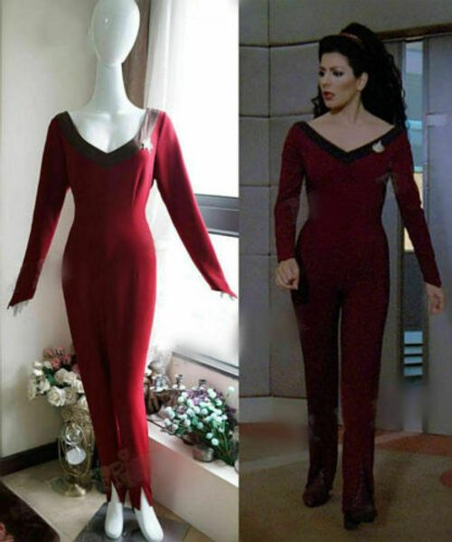star trek следующее поколение косплей диана трой комбинезон равномерная costum, Black;red
star trek следующее поколение косплей диана трой комбинезон равномерная costum, Black;red