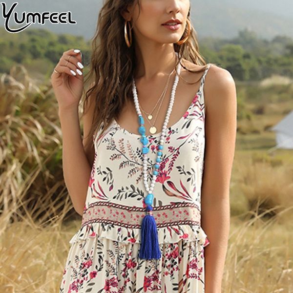 yumfeel new women tassel necklace handmade wood beads nugget stones pendant necklace jewelry, Silver
yumfeel new women tassel necklace handmade wood beads nugget stones pendant necklace jewelry, Silver