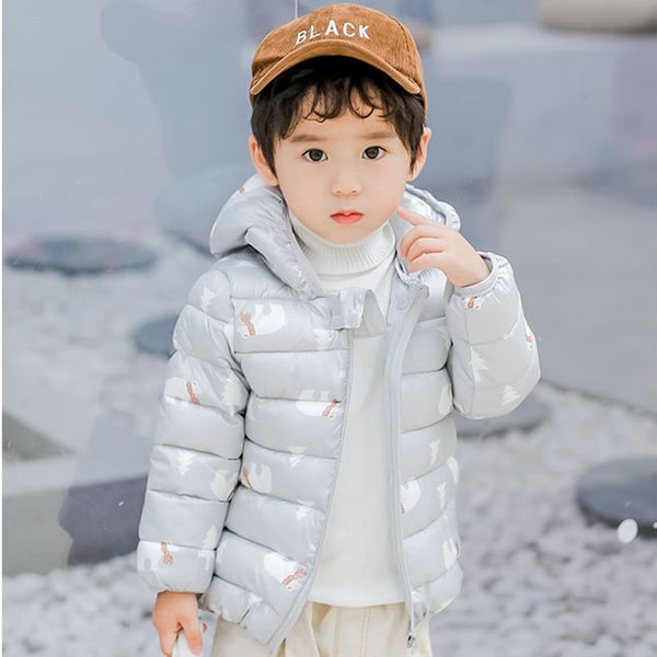 children baby little boys girls hooded with ear garments jacket padded winter cartoon outfits kids outerwear, Blue;gray
children baby little boys girls hooded with ear garments jacket padded winter cartoon outfits kids outerwear, Blue;gray