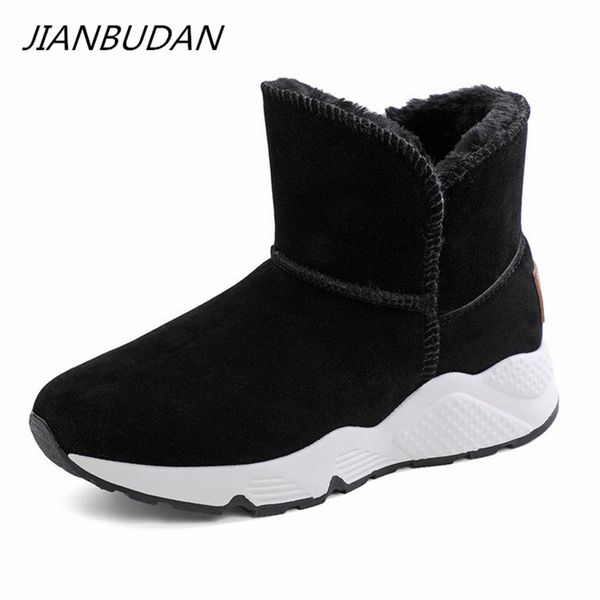 jianbudan/ plush short boots women's casual winter snow boots artificial suede warm flat cotton shoes plush size 35-40, Black
jianbudan/ plush short boots women's casual winter snow boots artificial suede warm flat cotton shoes plush size 35-40, Black