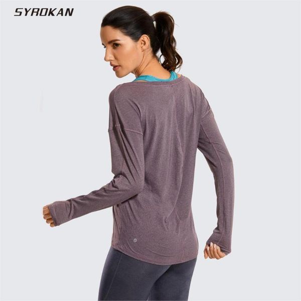 syrokan women's workout long sleeve lightweight yoga shirts sports with thumbholes, Black;blue
syrokan women's workout long sleeve lightweight yoga shirts sports with thumbholes, Black;blue