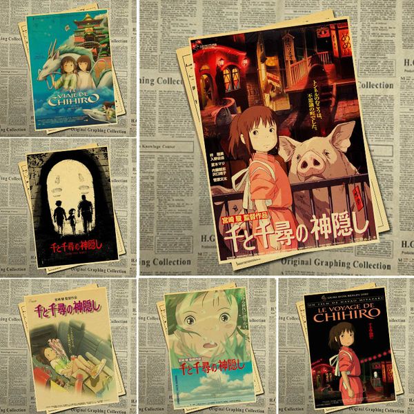ghibli miyazaki hayao animation spirited away retro poster vintage poster wall decor for home bar cafe forkid room
ghibli miyazaki hayao animation spirited away retro poster vintage poster wall decor for home bar cafe forkid room