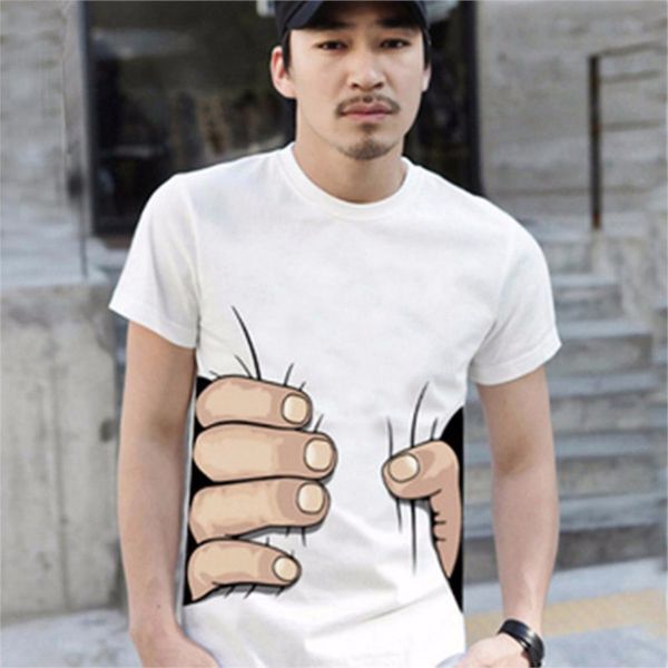 2019 summer brand new mens 3d big hand short sleeve cotton t shirt breathable o neck fashion tee funny tshirt z, White;black
2019 summer brand new mens 3d big hand short sleeve cotton t shirt breathable o neck fashion tee funny tshirt z, White;black