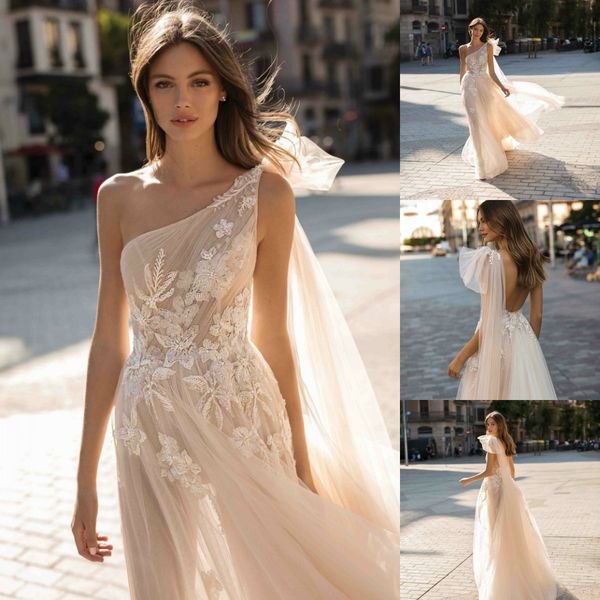 berta 2019 свадебные платья сексуальное одно плечо vestido de novia кружевные аппликации пляжные свадебные платья sweep train a line свадебн, White
berta 2019 свадебные платья сексуальное одно плечо vestido de novia кружевные аппликации пляжные свадебные платья sweep train a line свадебн, White