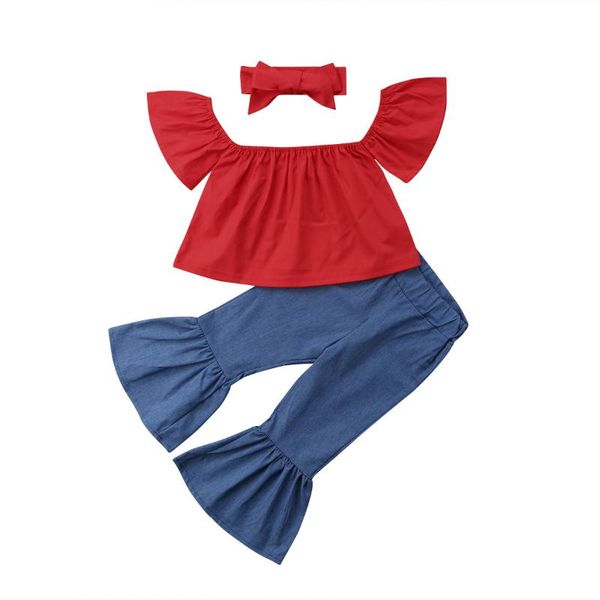 casual toddler baby kids girls off shoulder chiffon flared long pants outfits clothes set 1-5y, White
casual toddler baby kids girls off shoulder chiffon flared long pants outfits clothes set 1-5y, White