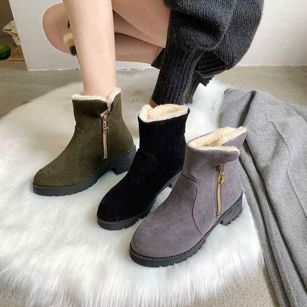 white ankle boots booties ladies shoes australia zipper round toe winter footwear boots-women low snow med 2020 2019 rubber, Black
white ankle boots booties ladies shoes australia zipper round toe winter footwear boots-women low snow med 2020 2019 rubber, Black