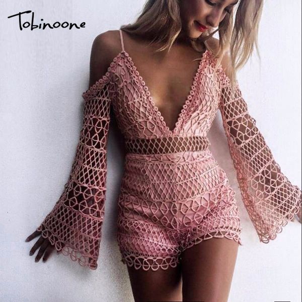 tobinoone summer overalls for women lace up deep v neck women playsuits elegant summer backless romper overalls jumpsuit, Black;white
tobinoone summer overalls for women lace up deep v neck women playsuits elegant summer backless romper overalls jumpsuit, Black;white