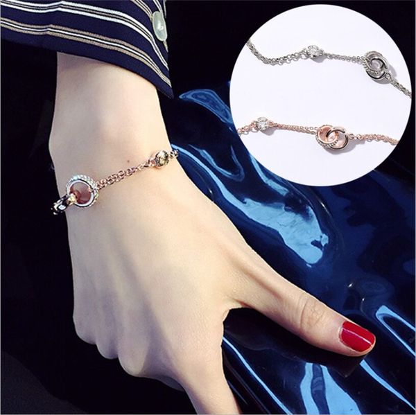 cz crystal doule circles bracelets for women simple cross winding pendant chain bracelet jewelry gold silver korean style, Black
cz crystal doule circles bracelets for women simple cross winding pendant chain bracelet jewelry gold silver korean style, Black