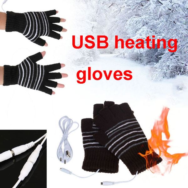 knitting winter gloves battery powered hunting breathable heated gloves outdoor motorbike motorcycle 5v durable