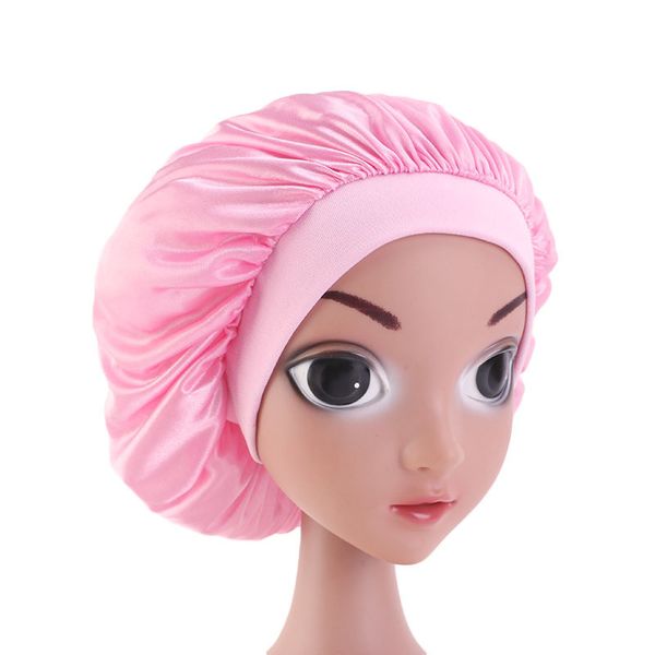 hair accessories adjustable solid satin bonnet styling cap care kids child night sleep hat silk head wrap, Slivery;white
hair accessories adjustable solid satin bonnet styling cap care kids child night sleep hat silk head wrap, Slivery;white