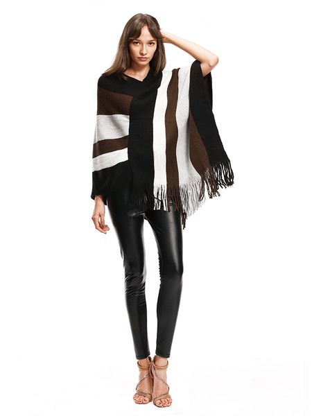 new 2019 победитель ladeis crew neck контраст штриховкой и tassel special pullover cape высокое количество и бесплатная доставка, Black
new 2019 победитель ladeis crew neck контраст штриховкой и tassel special pullover cape высокое количество и бесплатная доставка, Black