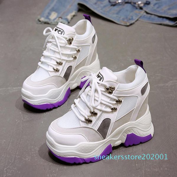 spring women sneakers 9cm ultra high heels chunky sneakers casual elevator shoes summer mesh platform wedges ladies trainers s01, Black
spring women sneakers 9cm ultra high heels chunky sneakers casual elevator shoes summer mesh platform wedges ladies trainers s01, Black