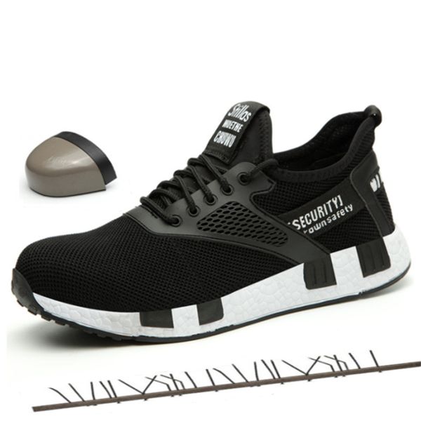 mens mesh steel toe cap indestructible work safety shoes anti-pierce platform construction security boots designer sneakers, Black
mens mesh steel toe cap indestructible work safety shoes anti-pierce platform construction security boots designer sneakers, Black