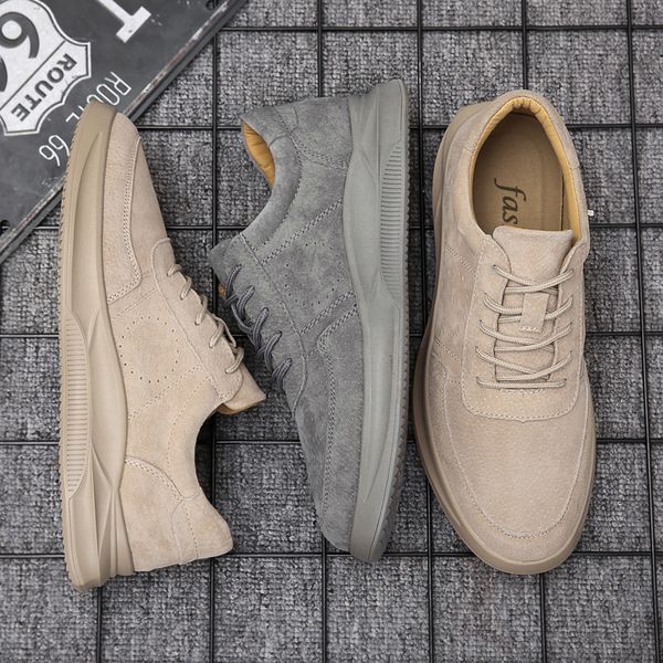 misalwa 2019 new genuine leather casual shoes men loafers suede men shoes breathable outdoor shoes zapatos youthful men sneakers ly191210, Black
misalwa 2019 new genuine leather casual shoes men loafers suede men shoes breathable outdoor shoes zapatos youthful men sneakers ly191210, Black