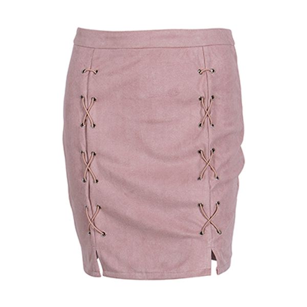 latest high-quality leather women skirt pink classic vintage all-match bandage suede skirt high waist bodycon short pencil, Black
latest high-quality leather women skirt pink classic vintage all-match bandage suede skirt high waist bodycon short pencil, Black