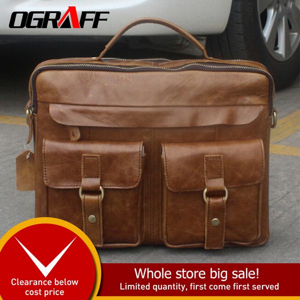 ograff genuine leather bag men messenger bags handbag briescase business men shoulder bag 2018 crossbody bags
ograff genuine leather bag men messenger bags handbag briescase business men shoulder bag 2018 crossbody bags