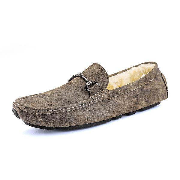 men's casual leather peas shoes male leather soft bottom plush korean lofers men's casual flats new catwalk shoes %2030-1, Black
men's casual leather peas shoes male leather soft bottom plush korean lofers men's casual flats new catwalk shoes %2030-1, Black