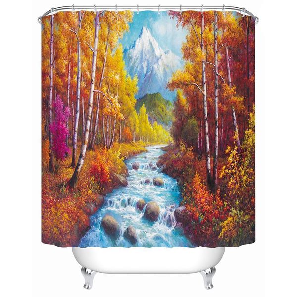 3d scenery shower curtain liner fabric water resistant cloth curtain for bath decorative
3d scenery shower curtain liner fabric water resistant cloth curtain for bath decorative
