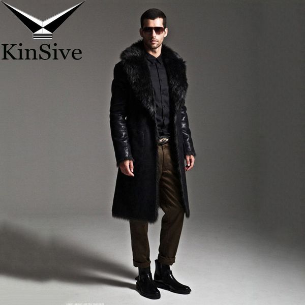 men overcoats luxury faux fur coat both side big mens size winter jackets long leather trench coat genuine fur brand clothing, Black
men overcoats luxury faux fur coat both side big mens size winter jackets long leather trench coat genuine fur brand clothing, Black