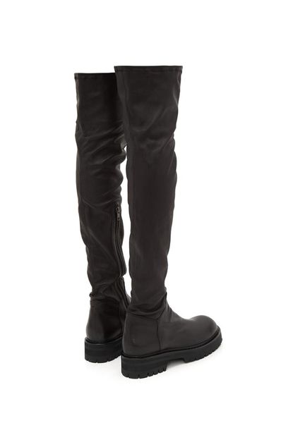 ladies boots stretch thigh high boot genuine leather thick high heels shoes lady women waterproof platform long boots, Black
ladies boots stretch thigh high boot genuine leather thick high heels shoes lady women waterproof platform long boots, Black