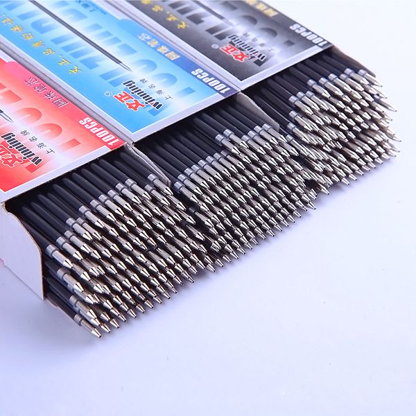 100 pcs/lot 0.7mm ballpoint pen refill black red blue 3 colors office supplies writing pens press pen refills, Blue;orange
100 pcs/lot 0.7mm ballpoint pen refill black red blue 3 colors office supplies writing pens press pen refills, Blue;orange