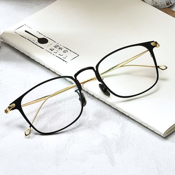 literature square men glasses titanium optical frame super light women eyeglasses myopia eyewear oculos de grau, Black
literature square men glasses titanium optical frame super light women eyeglasses myopia eyewear oculos de grau, Black