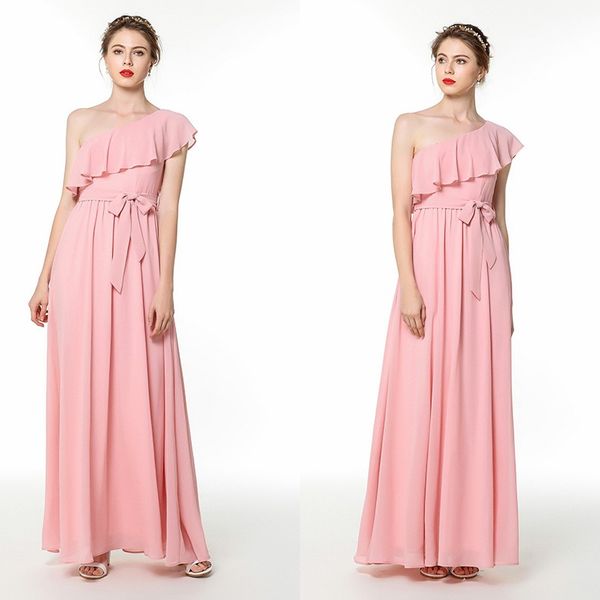 pink chiffon long evening dresses bridesmaid dresses 2020 party guest gown elegant one shoulder robe demoiselle d honneur cps1481, Black;red
pink chiffon long evening dresses bridesmaid dresses 2020 party guest gown elegant one shoulder robe demoiselle d honneur cps1481, Black;red