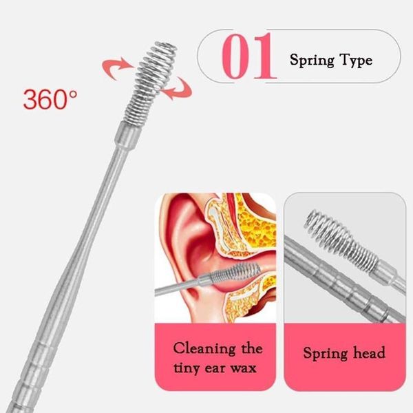 аксессуары для дома из нержавеющей стали earpick wax remover curette cleaner здравоохранение инструмент ухо
аксессуары для дома из нержавеющей стали earpick wax remover curette cleaner здравоохранение инструмент ухо