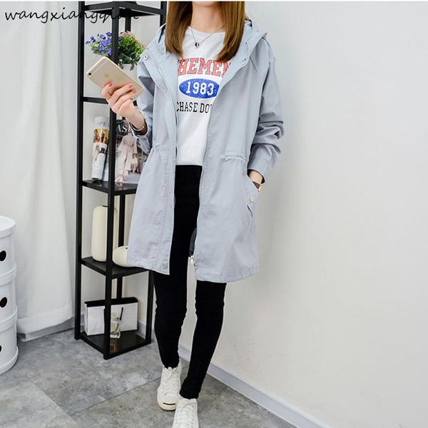 autumn women basic jacket zipper hooded casual solid color long coat outwear loose plus size windbreaker coat female a483, Tan;black
autumn women basic jacket zipper hooded casual solid color long coat outwear loose plus size windbreaker coat female a483, Tan;black