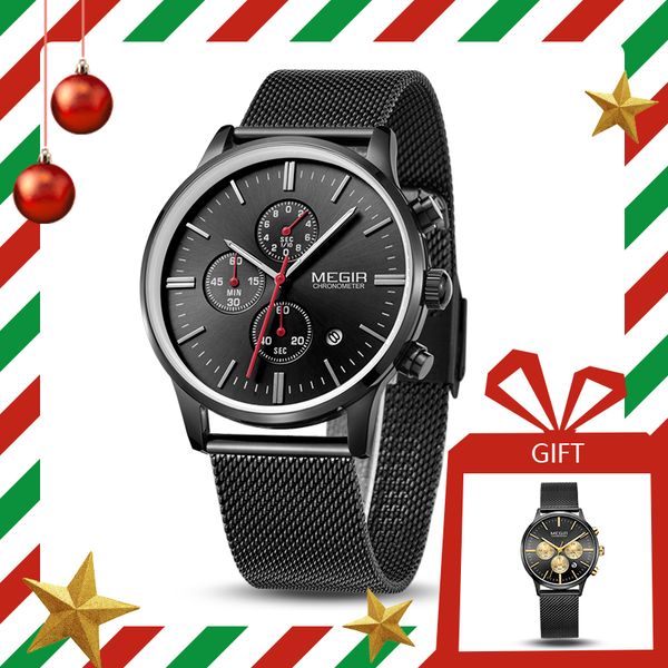 megir luxury men's watches erkek kol saati fashion brand chronograph quartz wrist watch for lovers montre homme set, Slivery;brown
megir luxury men's watches erkek kol saati fashion brand chronograph quartz wrist watch for lovers montre homme set, Slivery;brown
