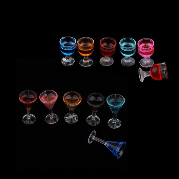 12 pieces plastic sharp & round shape cocktail goblets glasses with 6 colors dollhouse dining room decoration accessory
12 pieces plastic sharp & round shape cocktail goblets glasses with 6 colors dollhouse dining room decoration accessory