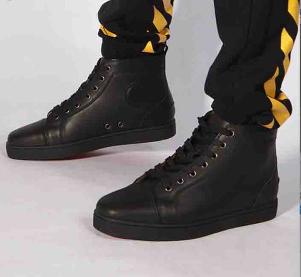 with box)luxurious leahter sneaker red bottom men,women shoes genuine leather high sneakers shoes,outdoor flat with walking party shoes, Black
with box)luxurious leahter sneaker red bottom men,women shoes genuine leather high sneakers shoes,outdoor flat with walking party shoes, Black