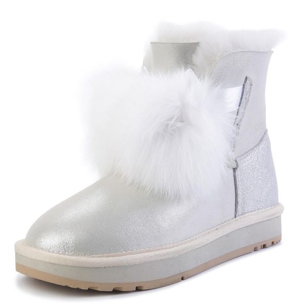 2019-20 new sheepskin leather real sheep fur lined women winter boots fur pom-pom style snow boots for women warm whit, Black
2019-20 new sheepskin leather real sheep fur lined women winter boots fur pom-pom style snow boots for women warm whit, Black