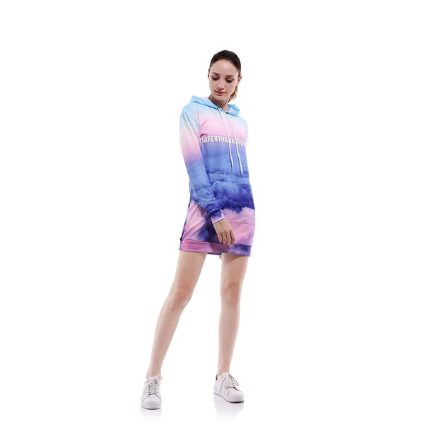hand-drawn design of blue sky and white cloud contrast colors in europe and america 2019 fashion trend loose thin meatless hoodie casual aut, Black
hand-drawn design of blue sky and white cloud contrast colors in europe and america 2019 fashion trend loose thin meatless hoodie casual aut, Black