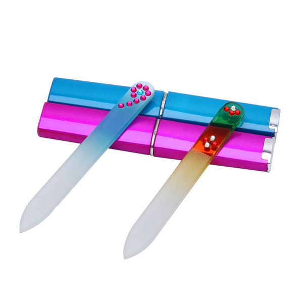 1 pc medium rhinestone glass nail art polish manicure buffer file with barrelled box 3t3196
1 pc medium rhinestone glass nail art polish manicure buffer file with barrelled box 3t3196