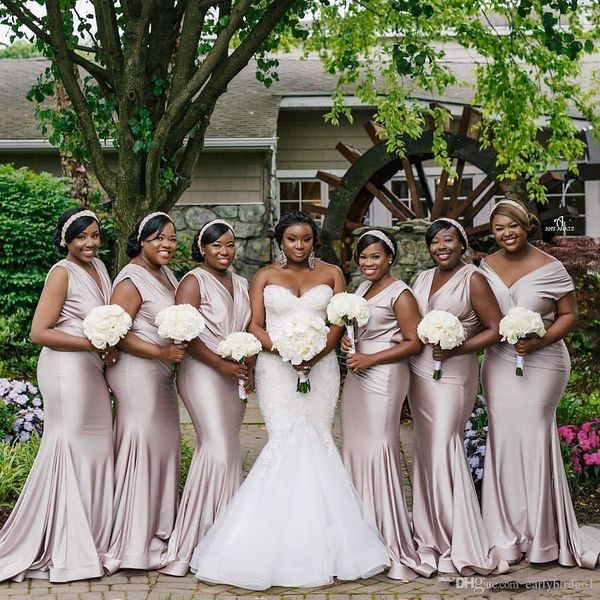 plsu size dusty pink mermaid bridesmaid dresses african off shoulder v neck maid of honor gown long formal prom evening party dresses, White;pink
plsu size dusty pink mermaid bridesmaid dresses african off shoulder v neck maid of honor gown long formal prom evening party dresses, White;pink