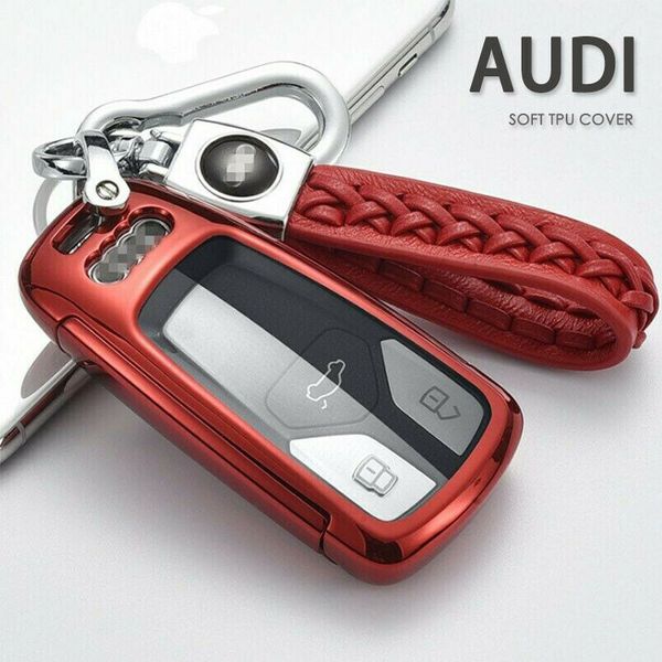 1pcs tpu car remote key fob cover case shell with keychain set for a4l a5 q7s
1pcs tpu car remote key fob cover case shell with keychain set for a4l a5 q7s