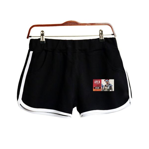 

apex legends summer girls women casual shorts womens sports yoga shorts 8 designs women plus size shorts dhl ss44, Black