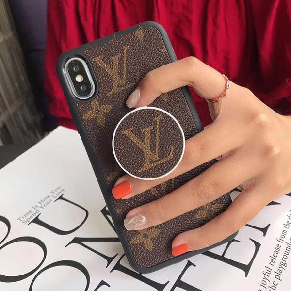Top Luxury Pops Holder Phone Case for Iphone X Xs Xr Xs Max 7 7plus 8 8plus Leather Designer Holder Case for Samsung S10 S10plus S9 S9plus
Top Luxury Pops Holder Phone Case for Iphone X Xs Xr Xs Max 7 7plus 8 8plus Leather Designer Holder Case for Samsung S10 S10plus S9 S9plus