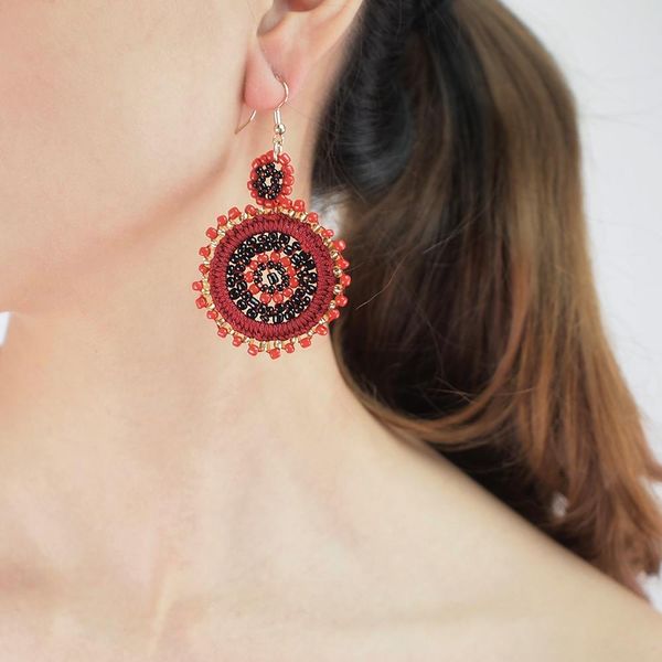 handmade resin beads dangle earrings for women multicolor round statement pendant earrings party jewelry ukmoc, Silver
handmade resin beads dangle earrings for women multicolor round statement pendant earrings party jewelry ukmoc, Silver