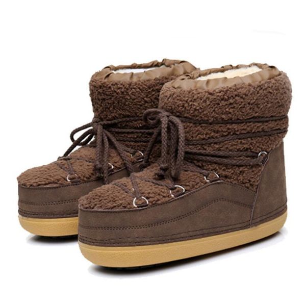agutzm women boots winter warm cashmere lamb hair space boots female casual anti-skid fashion round toe snow a312, Black
agutzm women boots winter warm cashmere lamb hair space boots female casual anti-skid fashion round toe snow a312, Black